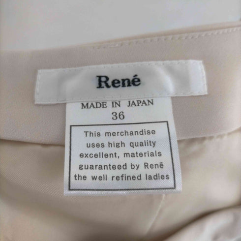 ルネ Rene フレアスカート ひざ丈 リボン レディース JPN:36